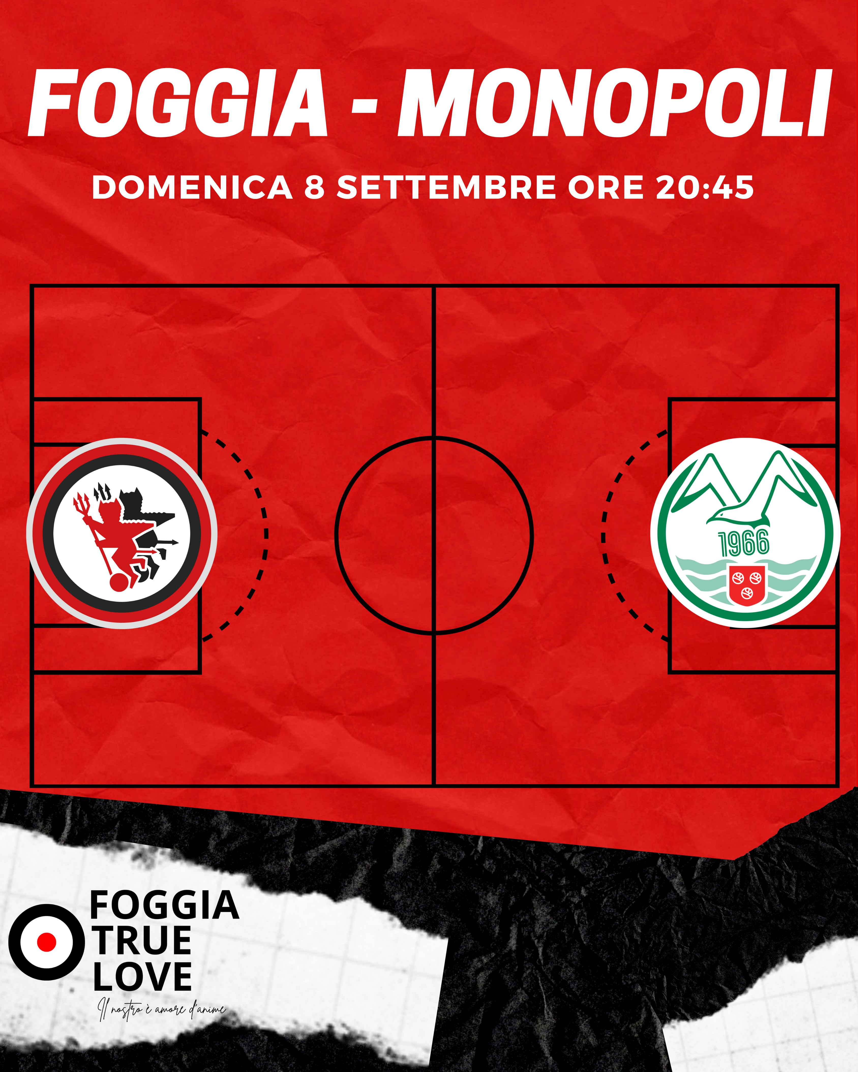 probabili formazioni foggia monopoli